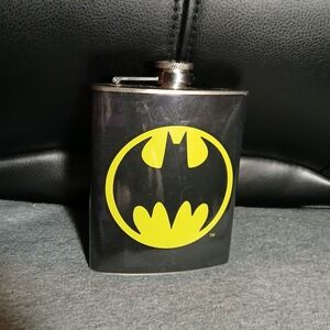 Batman Original Logo Flask Stainless Steel 7 Oz